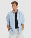 Oxford-Casual Blue Cotton Shirt