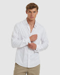 Paris-Slim Formal White Non Iron Cotton Shirt with French Cuffs